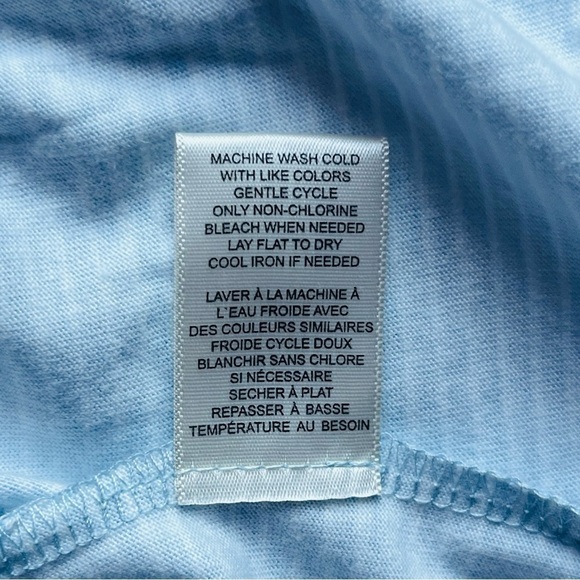 LOVE,FIRE baby doll dress tiered sleeveless a-line striped blue white size XL - Picture 12 of 15